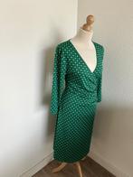 King Louie maat XL retro groene crossdress jurk 2907, Maat 46/48 (XL) of groter, Ophalen of Verzenden, Zo goed als nieuw, Knielengte