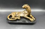 Liggende bronzen panter Art-Deco stijl., Ophalen of Verzenden