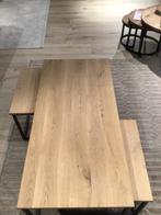 Salontafel Tahoma (set van 3), Ophalen, 100 tot 150 cm, Eikenhout, Nieuw