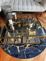 Eichholtz Gouden Salontafel - 4x 50x50cm, 50 tot 100 cm, 50 tot 75 cm, Vierkant, Zo goed als nieuw