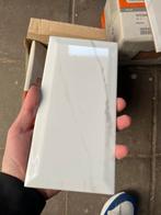 1,5m2 marmer metro tegels, Doe-het-zelf en Verbouw, Tegels, Ophalen, Minder dan 20 cm, Zo goed als nieuw, 20 tot 40 cm