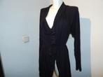 Annette Gortz zwart makkelijk vest knoopjes strik band XL, Kleding | Dames, Truien en Vesten, Annette gortz, Verzenden, Zwart