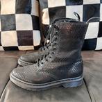 Dr. Martens Alix veterlaarsjes met rits maat 40 croc print, Zwart, Lage of Enkellaarzen, Ophalen of Verzenden, Dr. Martens