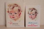 Vintage Zwitsal babyboekje met Zwitsal naamfolder. Uit 1955, Ophalen of Verzenden, Zo goed als nieuw, Overige typen
