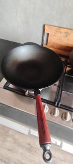 Skeppshult Gietijzeren Wokpan, Huis en Inrichting, Keuken | Keukenbenodigdheden, Ophalen, Zo goed als nieuw