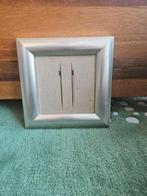 Zilver kleurige fotolijst, Ophalen of Verzenden, Zo goed als nieuw