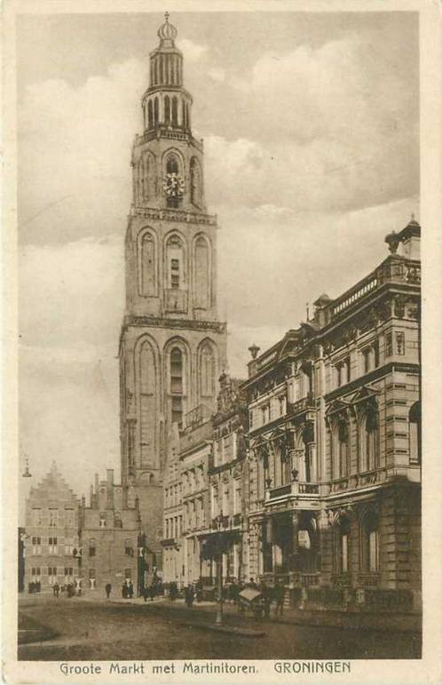 (300-009-007) Groningen Groote Markt, Verzamelen, Ansichtkaarten | Nederland, Groningen, Verzenden