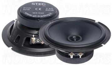  STEG MS 650 6.5" (16.5cm) coaxial Speakers MS650 beschikbaar voor biedingen
