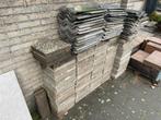 Gratis af te halen tuin tegels en dakpannen, Doe-het-zelf en Verbouw, Dakpannen en Dakbedekking, Ophalen, Steen of Klei, Zo goed als nieuw