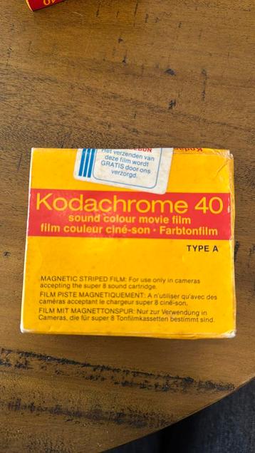 Kodachrome 40 - sound colour movie film beschikbaar voor biedingen