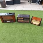 Drie vintage radio's voor onderdelen of ombouw, Ophalen