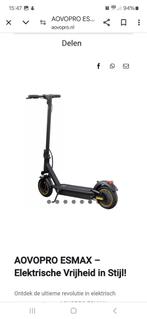 Elektrische step V1-ESMAX, Fietsen en Brommers, Steps, Ophalen, Elektrische step (E-scooter), Aovo pro