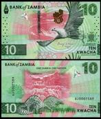 Zambia 2024, de 2 nieuwste bankbiljetten (UNC), Verzenden, Zambia, Setje