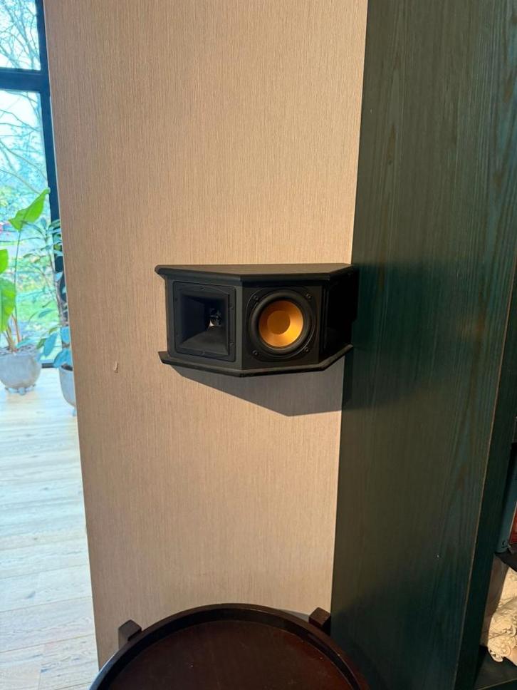 Klipsch RS-10 surround speaker 50 watt, Audio, Tv en Foto, Luidsprekers, Zo goed als nieuw, Front, Rear of Stereo speakers, Minder dan 60 watt