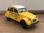 1:43 Eligor Auto Plus Citroën 2cv taxi Yellow Cab, Ophalen of Verzenden, Zo goed als nieuw, Auto, Overige merken