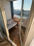 Balkontegels 2x3m (incl. Balkonbank), Ophalen, Gebruikt, Hout