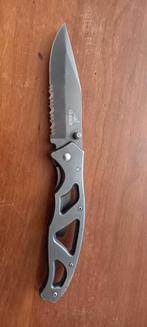 Gerber paraframe zakmes, mes antraciet. EDC, Ophalen of Verzenden, Zo goed als nieuw