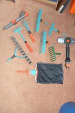 Gardena Combisystem tuingereedschap - 10 delig, Tuin en Terras, Hand-tuingereedschap, Ophalen, Zo goed als nieuw, Hark, Gardena