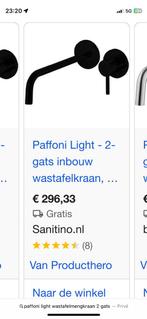 Paffoni inbouw wandmengkraan zwart mat,, Doe-het-zelf en Verbouw, Sanitair, Ophalen of Verzenden, Nieuw, Kraan