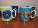 Vintage Villeroy & Boch Bekers Bloem Jaren 70 mokken beker, Huis en Inrichting, Keuken | Servies, Ophalen of Verzenden, Zo goed als nieuw