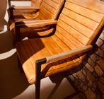 6 stoere industriële stoelen leer, Huis en Inrichting, Stoelen, Ophalen of Verzenden, Zo goed als nieuw, Bruin, Leer