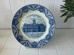 Delfts blauw bord Paleis op de Dam Amsterdam, Ophalen