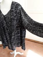 Prachtige zwarte hes van sempre piu        maat 54, Kleding | Dames, Verzenden, Zo goed als nieuw, Sempre Piu, Blouse of Tuniek