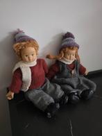 Vintage Noorse Skipoppen – Jongen & Meisje, Ophalen of Verzenden