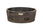 Whiskyvat kuip Low / Plantenbak / Bloembak / Kruiden, Ophalen, Minder dan 30 cm, Minder dan 60 cm, Rond