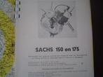 alles over uw motor Sachs 150cc 175cc, Ophalen of Verzenden, Overige merken