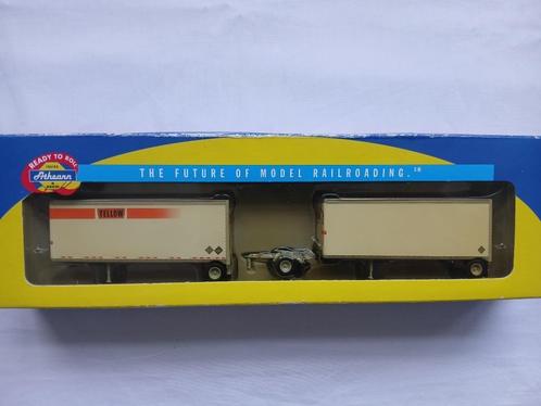 Athearn 2 trailers met draaistel, nieuw, Hobby en Vrije tijd, Modelauto's | 1:87, Nieuw, Bus of Vrachtwagen, Overige merken, Ophalen of Verzenden