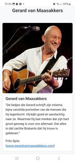 Gerard Maasakkers  Nuenen 26 september, Tickets en Kaartjes, Twee personen, September