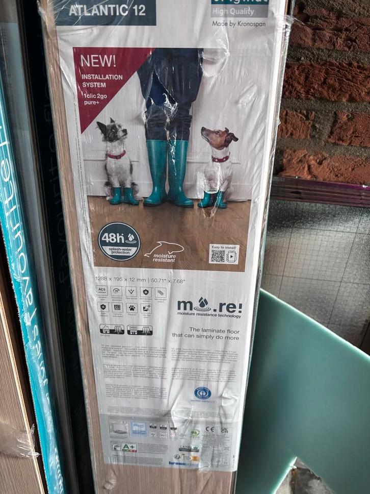 Nieuw Krono Laminaat - Topkwaliteit!, Doe-het-zelf en Verbouw, Vloerdelen en Plavuizen, Nieuw, Laminaat, Kunststof, 150 cm of meer