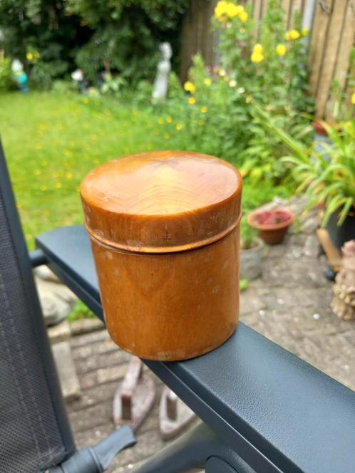 Vintage handgemaakte handgemaakt dekseldoosje jaren 30, Antiek en Kunst, Antiek | Woonaccessoires, Ophalen of Verzenden