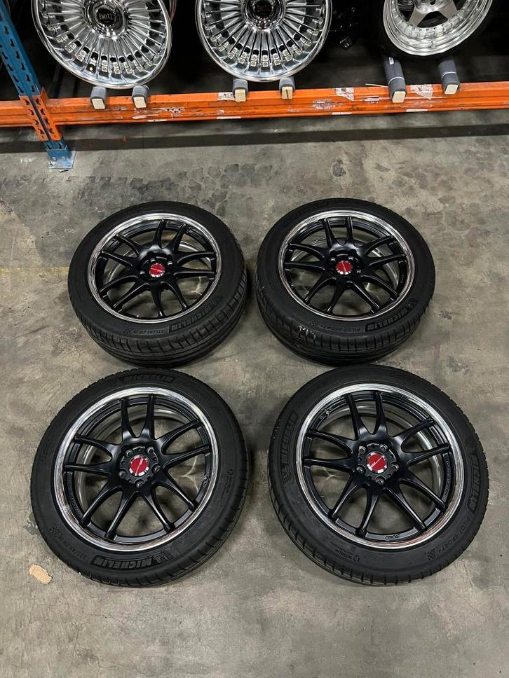 WORK EMOTION CR 2P, Auto-onderdelen, Banden en Velgen, Velg(en), Zomerbanden, 18 inch, 235 mm, Personenwagen, Gebruikt, Ophalen of Verzenden