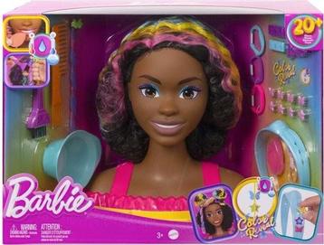 Luxe kapppop Barbie Krullend haar bruin | NIEUW  beschikbaar voor biedingen