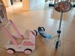 Roze Poppen wagen en  blauwefrozen step., Ophalen, Zo goed als nieuw, Overige typen