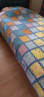 Retro gehaakte sprei / woondeken, Ophalen of Verzenden, Zo goed als nieuw
