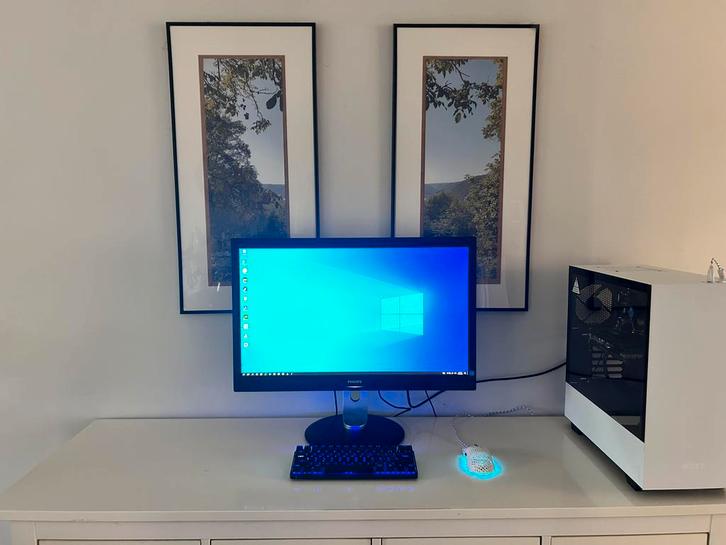 Gaming PC RTX 2060 + i5-10400F + Philips 2K monitor, Computers en Software, Desktop Pc's, Gebruikt, 2 tot 3 Ghz, SSD, 16 GB, Met videokaart