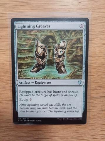 Lightning Greaves beschikbaar voor biedingen