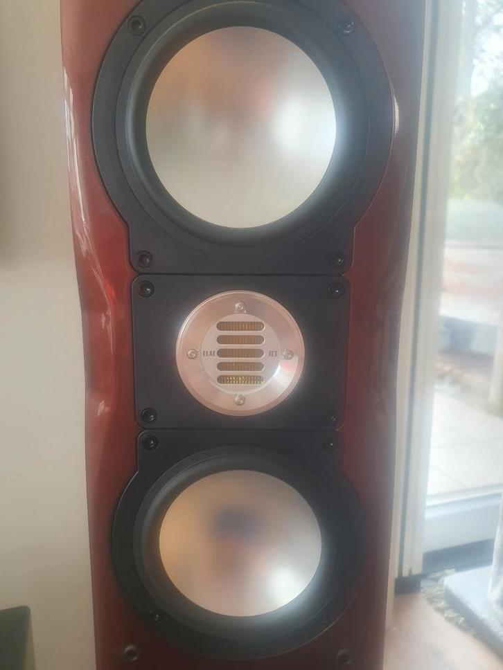 Elac FS 137 luidsprekers JET Tweeter, Audio, Tv en Foto, Luidsprekers, Zo goed als nieuw, Front, Rear of Stereo speakers, Overige merken