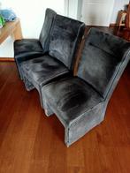 5 Eetkamer stoelen,  op wielen, Huis en Inrichting, Stoelen, Ophalen, Gebruikt, Vijf, Zes of meer stoelen, Stof
