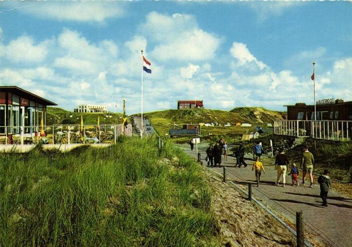Texel, De Koog, Badweg - ongelopen, Verzamelen, Ansichtkaarten | Nederland, Ongelopen, Noord-Brabant, 1920 tot 1940, Ophalen of Verzenden
