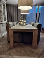 grote eettafel exclusief stoelen, Huis en Inrichting, Ophalen, Gebruikt, 100 tot 150 cm, 200 cm of meer
