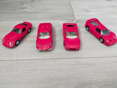 Ferrari's - 4 stuks (Ferrari Collezione Maisto / Shell), Hobby en Vrije tijd, Modelauto's | 1:32, Zo goed als nieuw, Auto, Overige merken