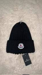 Nieuwe zwarte moncler muts, Moncler, Verzenden, Nieuw, Overige maten