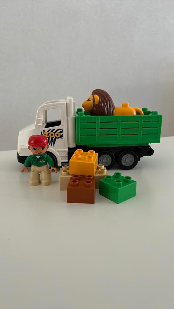 Duplo 6172 - Dierentransport met Leeuw, Kinderen en Baby's, Speelgoed | Duplo en Lego, Gebruikt, Duplo, Complete set, Ophalen