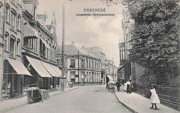 JM287 Enschede Langestraat Gronauschestraat 1908 beschikbaar voor biedingen