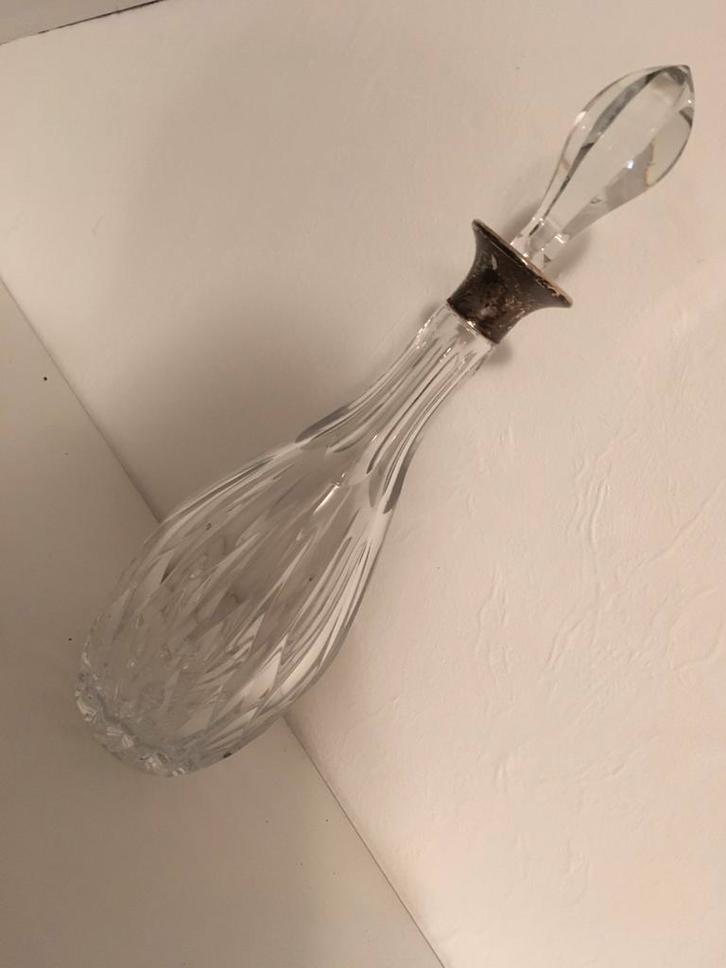 Kristallen Karaf met Stop, Antiek en Kunst, Antiek | Glas en Kristal, Ophalen of Verzenden