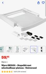 Wpro SKS101 Stapelkit met uitschuifbaar plateau - Universeel, Witgoed en Apparatuur, Onderdelen en Toebehoren, Ophalen, Zo goed als nieuw